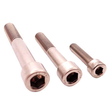 Cilindriskās galvas bultskrūve ar iekšējo seškanti stiprināšanai, A2 nerūsējošais tērauds, DIN 912