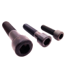 Hex socket head cap screw for fastening, cylindrical head, black class 12.9 steel, DIN 912