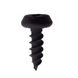 Konstrukciju skrūve metāla profilu stiprināšanai ar apaļu galvu, fosfatēts tērauds