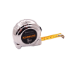 Measuring tape 5 m, steel blade with nylon coating, chrome housing, Komelon