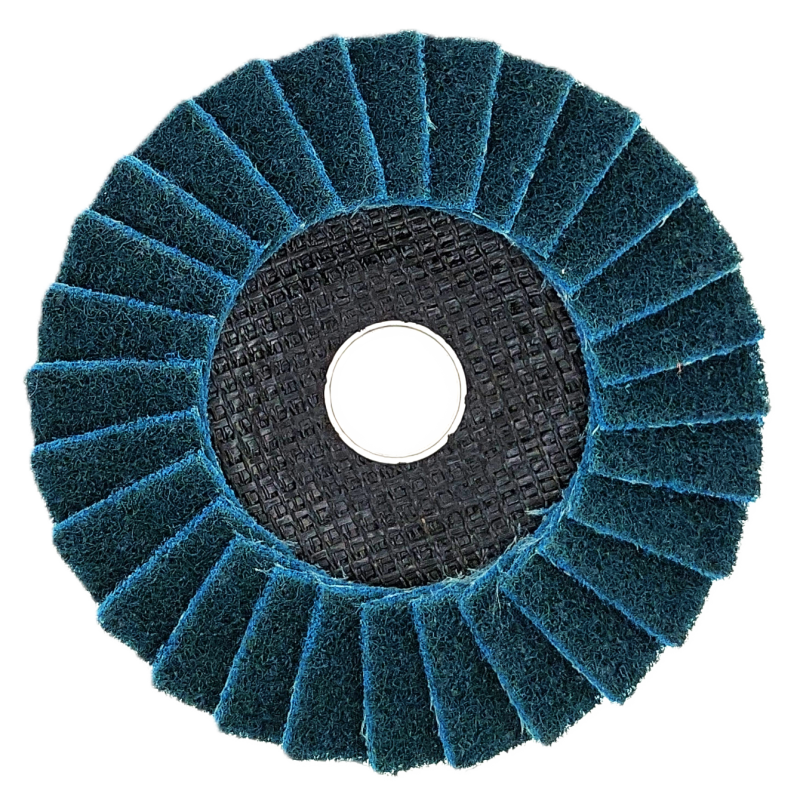 Pulēšanas lameļu disks ABRABORO® Vlies – metālapstrādei.Полировочный  диск