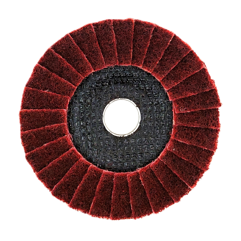 Pulēšanas lameļu disks ABRABORO® Vlies – metālapstrādei.Полировочный  диск