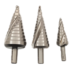 Urbis ar soli lokšņu urbšanai, HSS-G, CBN slīpējums, spilgta apdare, cilindrisks kāts