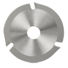 Wood saw blade 125x22.23 mm, 3 teeth, for angle grinder, high speed cutting, SPEED.WOOD