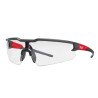 Milwaukee clear safety glasses with ergonomic arms and protective lenses for work environments