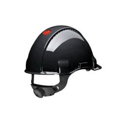 3M G3000 safety helmet with UV indicator and ventilation – white, black, yellow