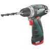 Metabo PowerMaxx BS Basic 12 V akumulatora urbjmašīna-skrūvgriezis ar Li-Ion akumulatoru un patronu, skats no sāniem
