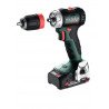 Metabo BS 18 L BL Q 18 V akumulatora urbjmašīna-skrūvgriezis ar Li-Power akumulatoru un Metabo Quick patronu, skats no sāniem