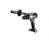 Metabo SB 18 LTX BL I 18V cordless hammer drill driver body with side handle and belt hook, side view
