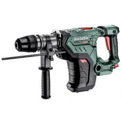 Metabo KHA 18 LTX BL 40 SDS-max akumulatora kombinētais perforators karkass ar sānu rokturi un dziļuma vadotni, skats no sāniem