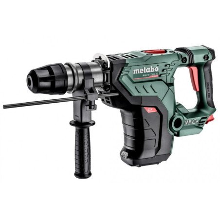 Metabo KHA 18 LTX BL 40 SDS-max cordless combi hammer body with side handle and depth stop, side view