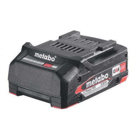 Metabo Li-Power 18 V 2.0 Ah Li-ion akumulators CAS 18 V bezvadu instrumentiem, skats no sāniem