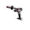 Metabo BS 18 LTX BL Q Impuls 18V cordless drill driver body with side handle and quick-change chuck, side view