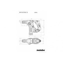 Metabo BH 18 LTX BL 16 18V SDS-plus перфоратор 1.3J body