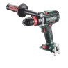 Metabo BS 18 LTX-3 BL Q I 18 V trīs ātrumu bezoglīšu akumulatora urbis-skrūvgriezis karkass ar sānu rokturi, skats no sāniem