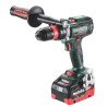 Metabo BS 18 LTX-3 BL Q I 18 V trīs ātrumu bezoglīšu akumulatora urbis-skrūvgriezis ar sānu rokturi un 5.5 Ah LiHD akumulatoru