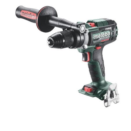 Metabo BS 18 LTX-3 BL I Metal 18 V trīs ātrumu bezoglīšu akumulatora urbis-skrūvgriezis ar sānu rokturi un metāla patronu