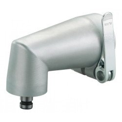 Metabo Quick rapid-change right angle adapter for BS 18 LTX/BE 1300 drill drivers with 90° head, side view
