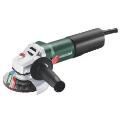 Metabo WEQ 1400 leņķa slīpmašīna ar 125 mm disku un Metabo M-Quick pogu ātrai diska nomaiņai