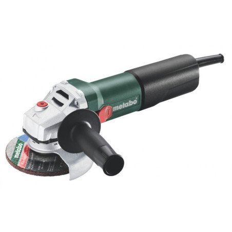 Metabo WEQ 1400 angle grinder with 125 mm disc and Metabo M-Quick button for tool-free wheel change