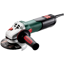 Metabo WEV 11-125 Quick leņķa slīpmašīna ar 125 mm disku, regulējamu ātrumu un Metabo M-Quick disku maiņu bez atslēgas