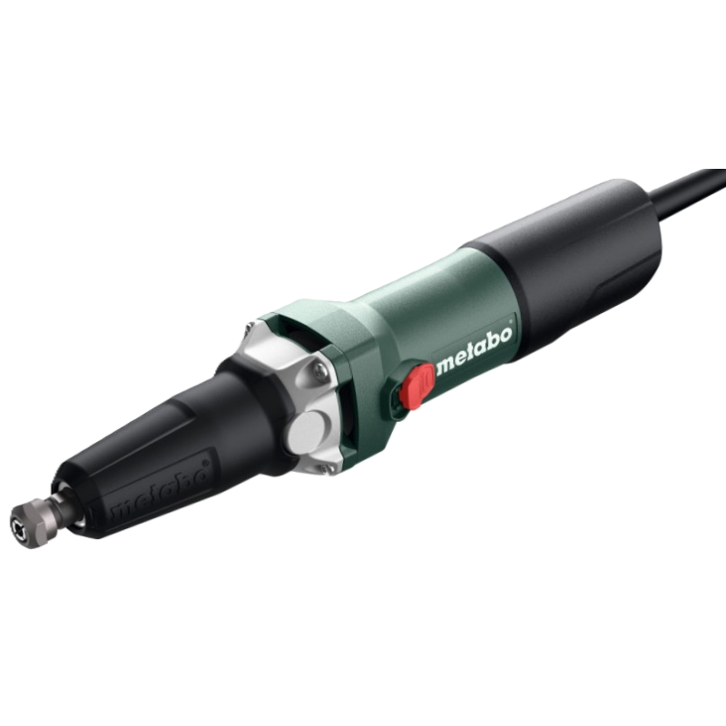 Metabo G 400 electric straight grinder with long spindle and 6 mm collet for precision grinding in confined areas