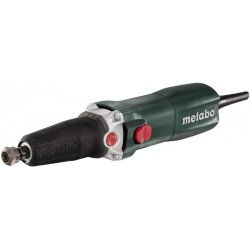 Metabo GE 710 Plus straight grinder with long spindle, rubber nose cap and 6 mm collet