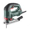 Metabo STEB 100 Quick jigsaw with bow handle, clear guard and extraction nozzle, supplied with case