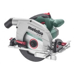Metabo KS 66 FS hand-held circular saw with 190 mm blade and base plate for guide rail cutting