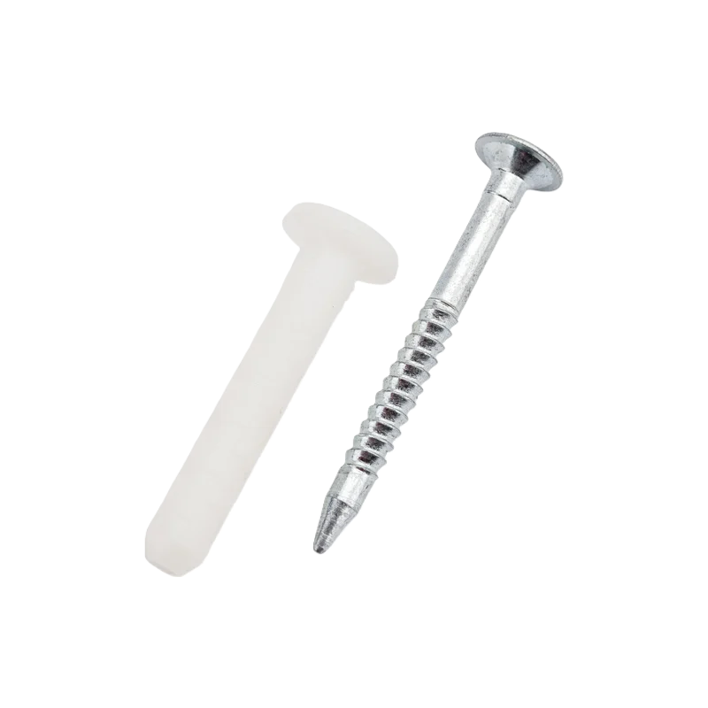 Mungo MNA-Z 6x40/10 nail plug – PA6 plug with zinc plated PZ2 nail for fast indoor fixings