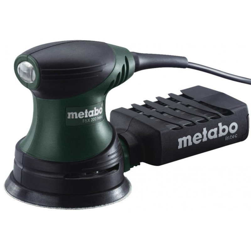 Metabo FSX 200 Intec orbitālā slīpmašīna 125 mm 240 W – viegla viena rokas slīpmašīna ar putekļu savācēju, profesionāliem un māj