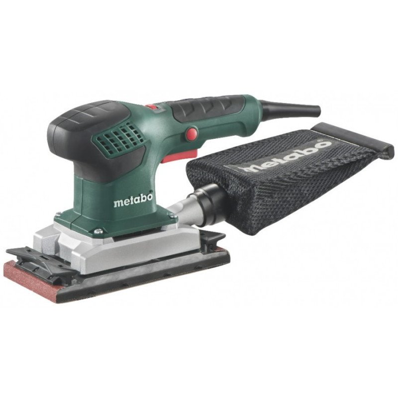 Metabo SRE 3185 orbitālā slīpmašīna ar 92 x 184 mm slīpēšanas plati un auduma putekļu maisu