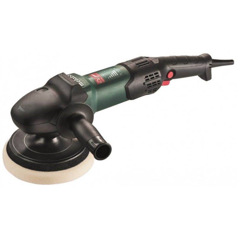 Metabo PE 15-20 RT 1500 W rotary polisher with 180 mm backing pad for automotive and high-gloss surface polishing