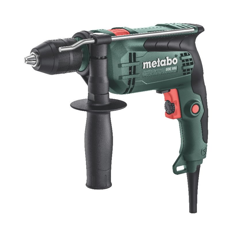 Metabo SBE 650 triecienurbjmašīna ar sānu rokturi un Futuro Plus bezatslēgas spīļpatronu