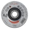 Slīpēšanas disks metālam, 6 mm biezs, abrazīvs T27 tips, ABRABORO