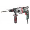 Metabo SBEV 1000-2 divu ātrumu triecienurbjmašīna ar sānu rokturi, dziļuma indikatoru un Futuro Plus bezatslēgas patronu