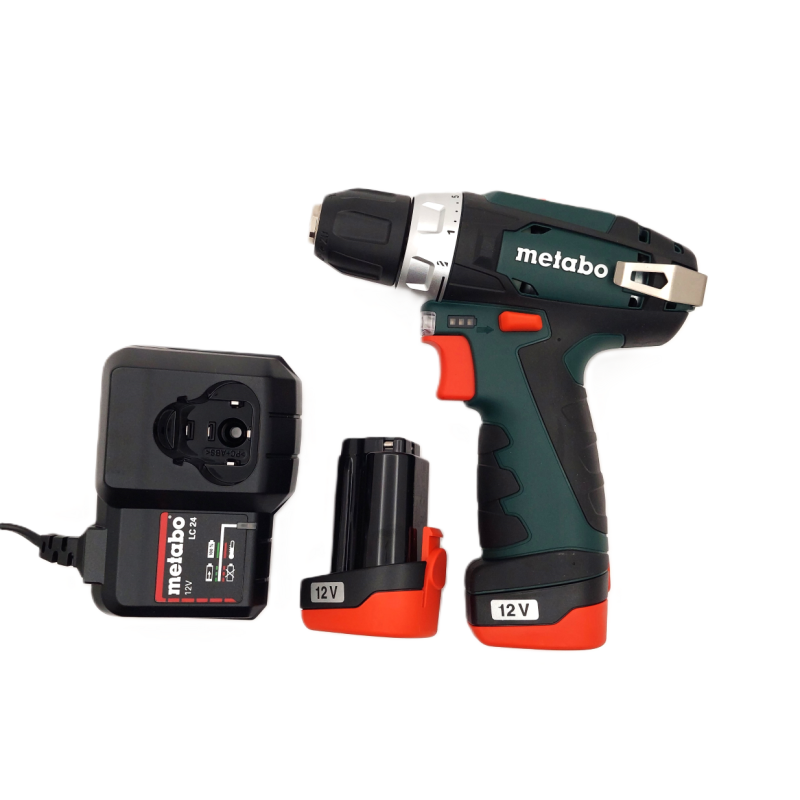 Metabo PowerMaxx BS Basic 12 V urbjmašīna-skrūvgriezis ar papildus  Li-Ion akumulatoru un lādētāju