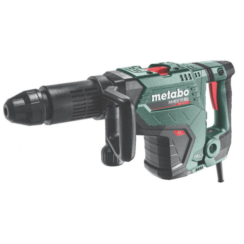 Metabo MHEV 11 BL brushless SDS-max demolition hammer with side and front handles