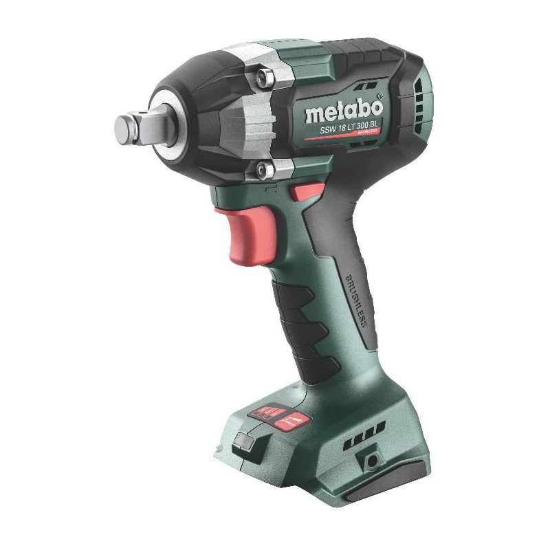 Metabo SSW 18 LT 300 BL 18 V akumulatora triecienatslēga ar 1/2" ārējo četrkanti (karkass)