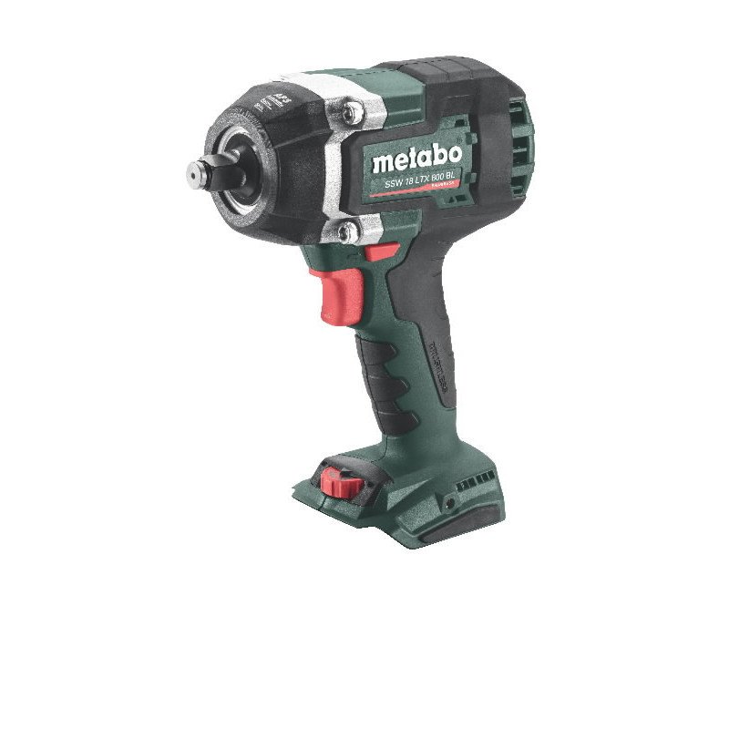 Metabo SSW 18 LTX 800 BL 18 V bezoglīšu akumulatora triecienatslēga ar 1/2" ārējo četrkanti smagiem skrūvēšanas darbiem