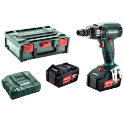 Metabo SSW 18 LTX 400 BL 18 V impact wrench 400 Nm – brushless kit 2×5.2 Ah with metaBOX 145