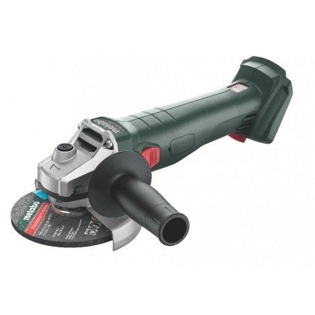 Metabo W 18 L 7-125 akumulatora leņķa slīpmašīna ar 125 mm disku un sānu rokturi, 18 V CAS karkass