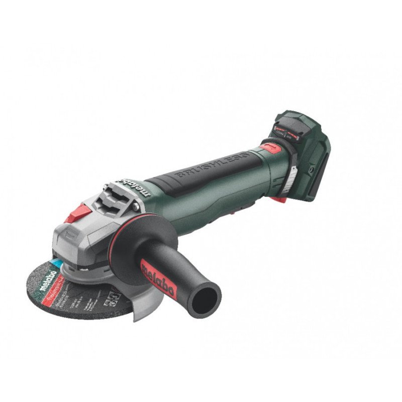 Metabo WPB 18 LT BL 11-125 Quick akumulatora leņķa slīpmašīna 125 mm – bezoglīšu, M-Quick, 1100 W vada ekvivalents