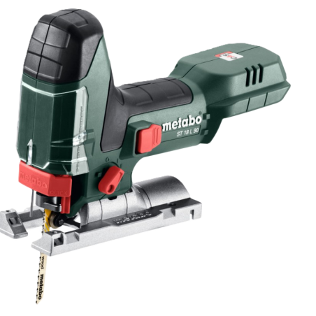 Metabo ST 18 L 90 akumulatora figūrzāģis karkass metaBOX 145 L ar LED un ātro asmens nomaiņu