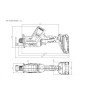 Сабельная пила Metabo SSE 18 LTX BL Compact 18V, 0–3000 об/мин, ход 16 мм, диск 180°, светодиодная подсветка, контейнер metaBOX 