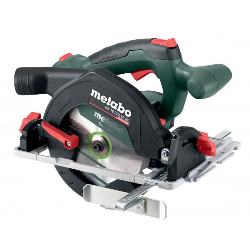 Metabo KS 18 LTX 57 BL akumulatora rokas ripzāģis 165 mm karkass