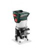 Metabo FMV 18 LTX BL 8 akumulatora virsfrēze malu frēzēšanai karkass ar 6/8 mm spīļžokļiem un putekļu nosūkšanas adapteri