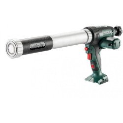 Metabo KPA 18 LTX 600 akumulatora silikona pistole 600 ml karkass ar regulējamu padevi un pret pilēšanas funkciju