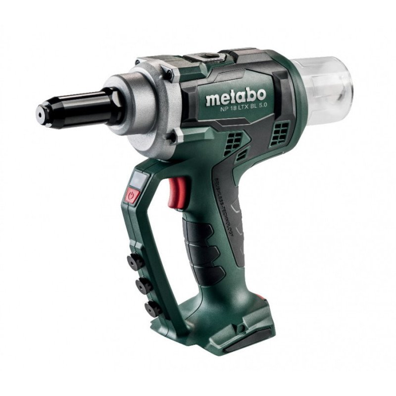 Metabo NP 18 LTX BL 5.0 akumulatora kniežu pistole karkass metaBOX 145 L 2.4-5.0 mm 10000 N
