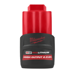 Milwaukee M12 HIGH OUTPUT battery M12HB2.5 2.5Ah or M12HB5 5.0Ah 12V for M12 tools